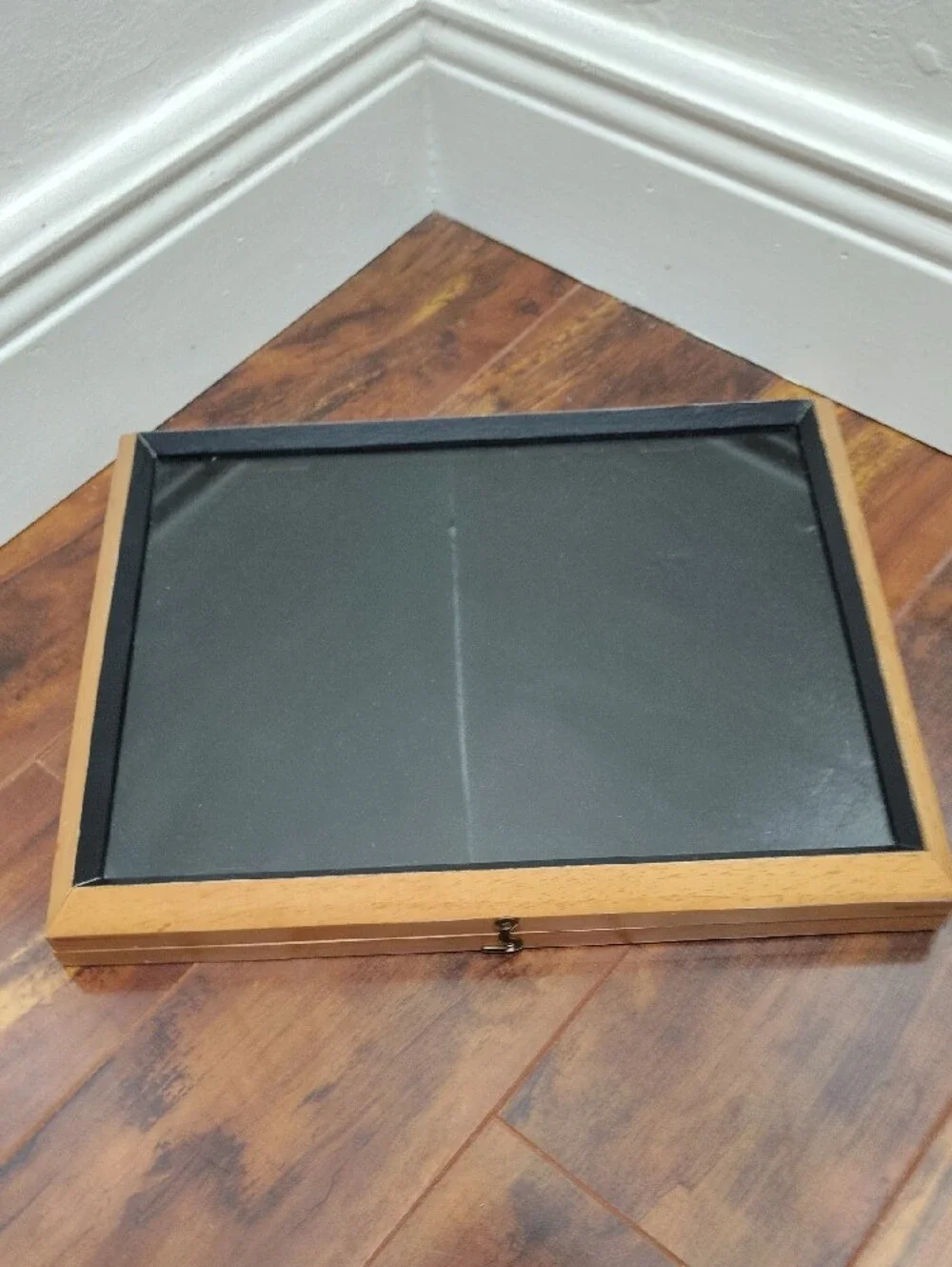 Wood Display Case with Velvet Interior, Jewelry Case  Shadow Box 10.5